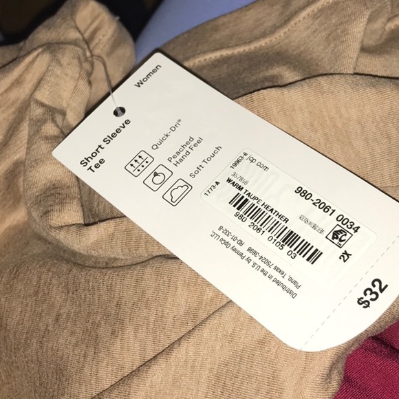 Xersion Everyday Womens Crew Neck Short Sleeve T-Shirt Plus - Picture 4 of 5